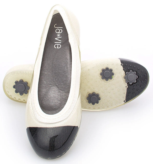 Black Cap White Jelly Flats: Effortless Chic for Sunny Days!