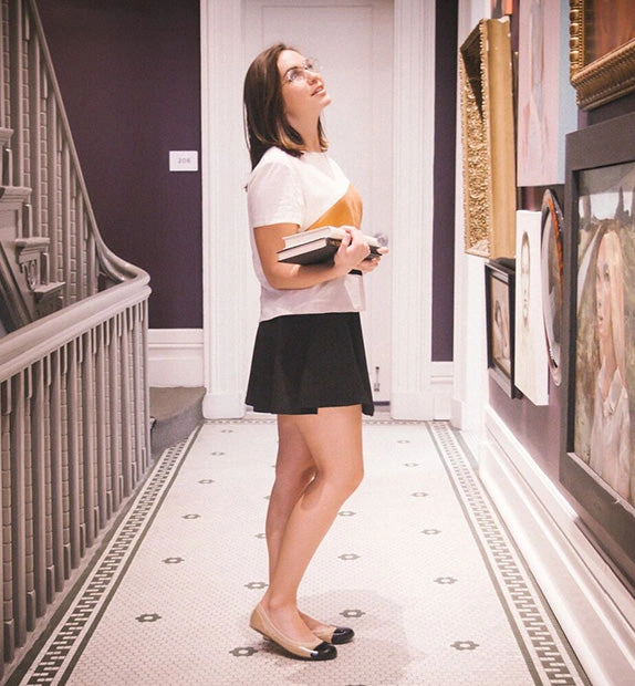 Gilded Jelly Glam: Ja-Vie Black Cap Flats - Shine On Your Feet